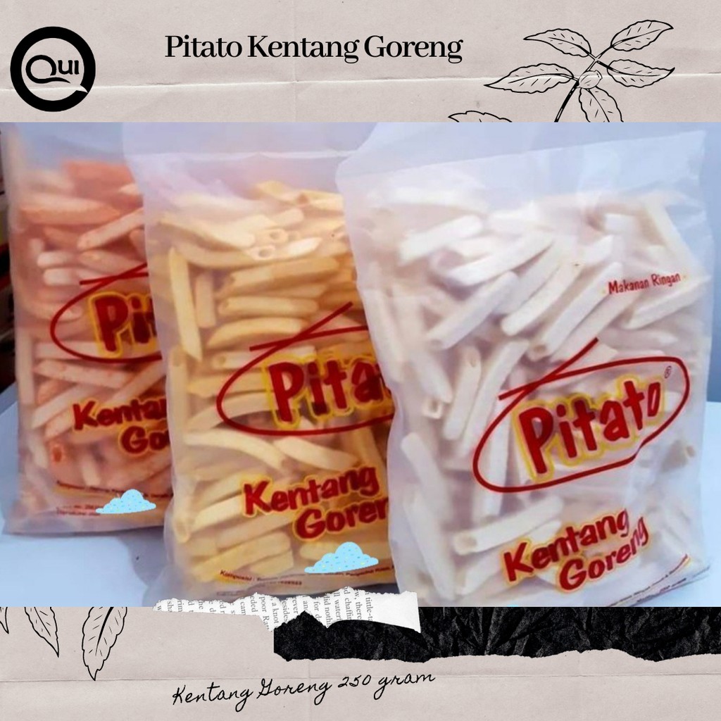 Pitato Kentang Goreng 250gr