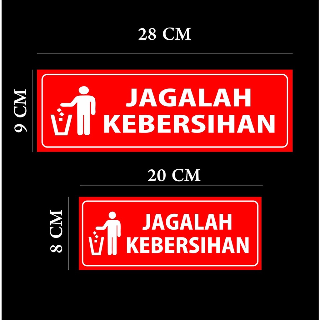 stiker sign rambu masjid rambu custom text