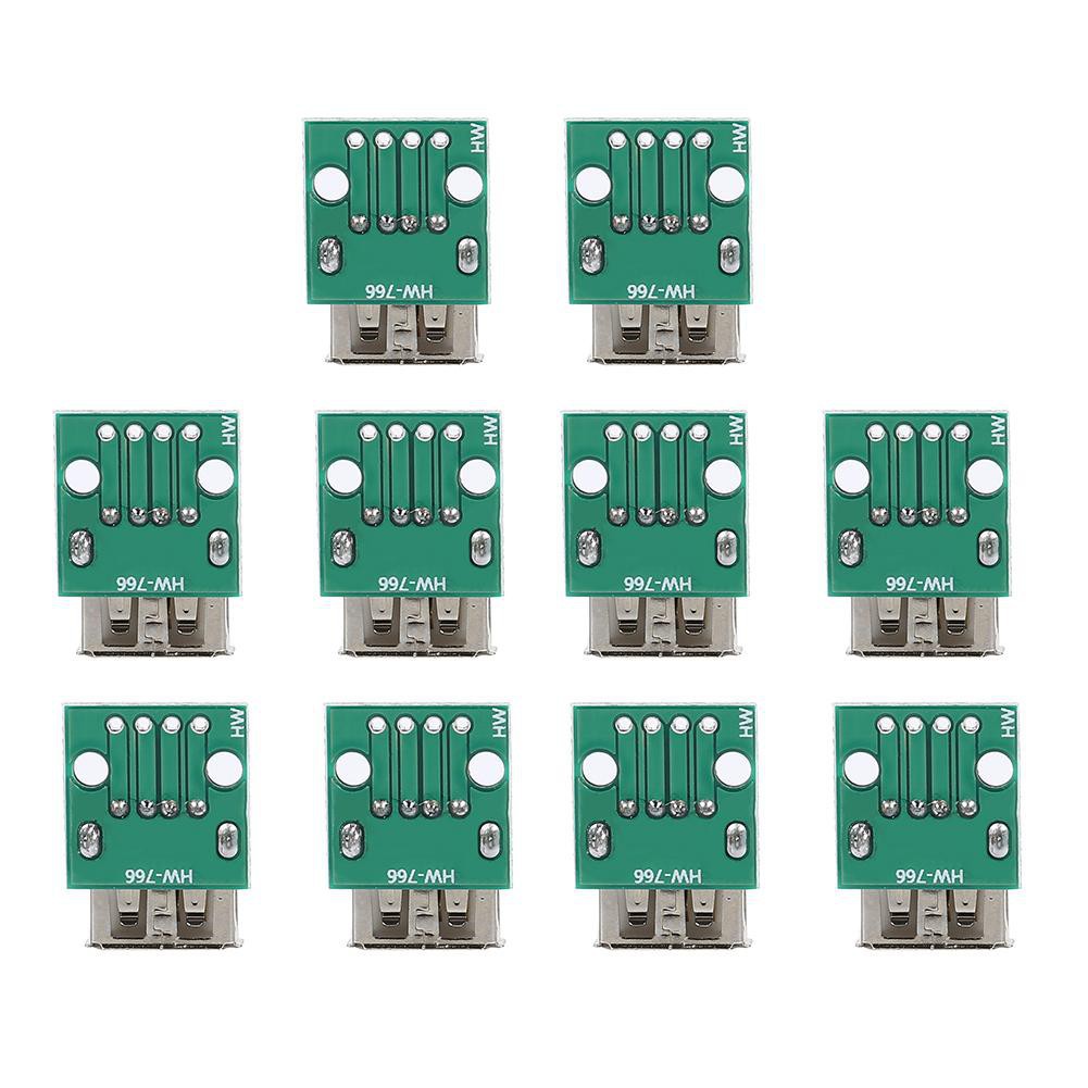 Female USB A to DIP board 4 Pin 2.54 2.54mm Converter adapter