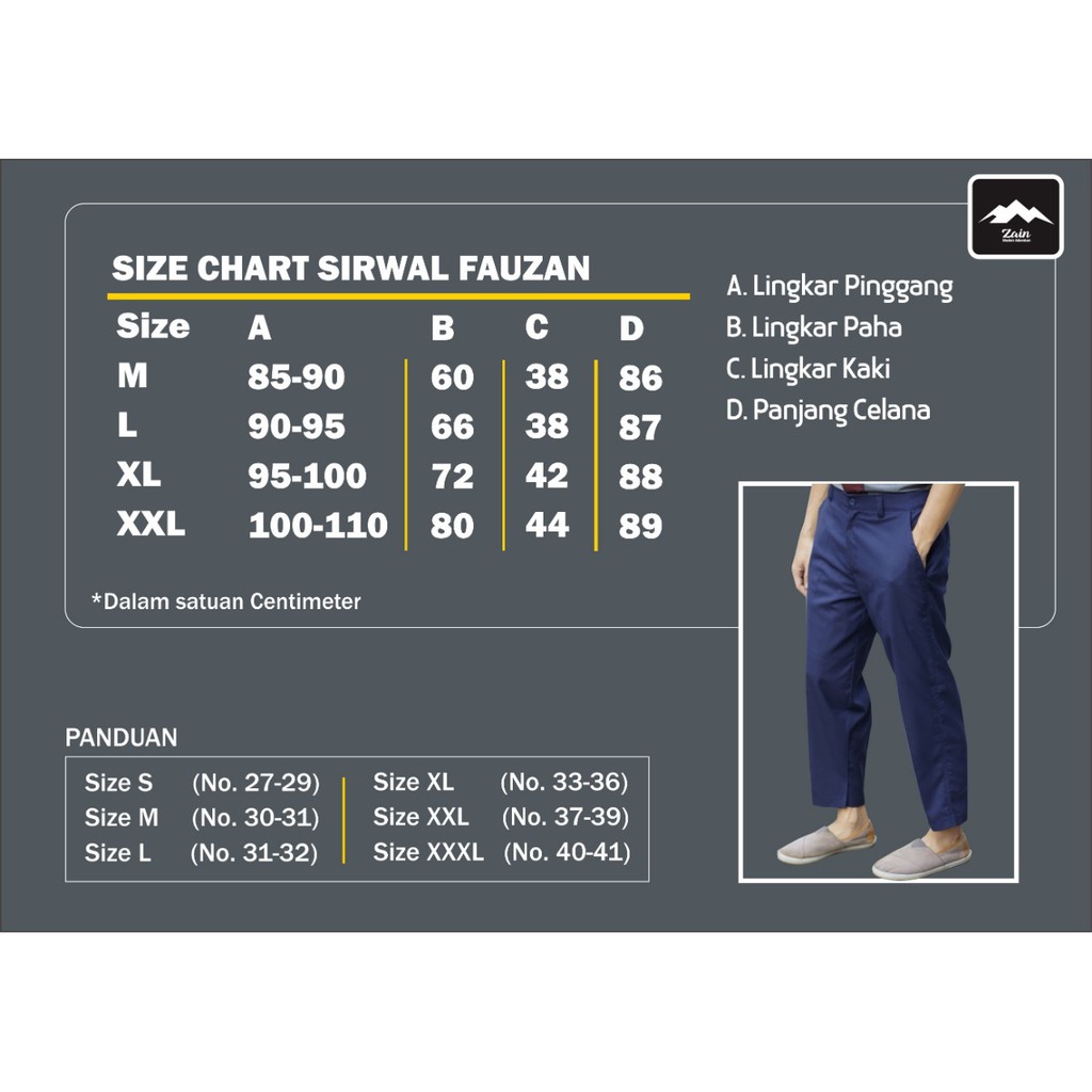 Sirwal kantor fauzan  sirwal formal by zain sirwal 100% Asli