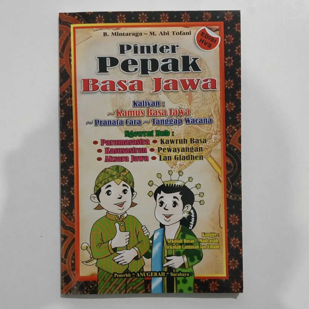 Jual Buku Pepak Bahasa Jawa Enggal ( edisi HVS) (AS) | Shopee Indonesia