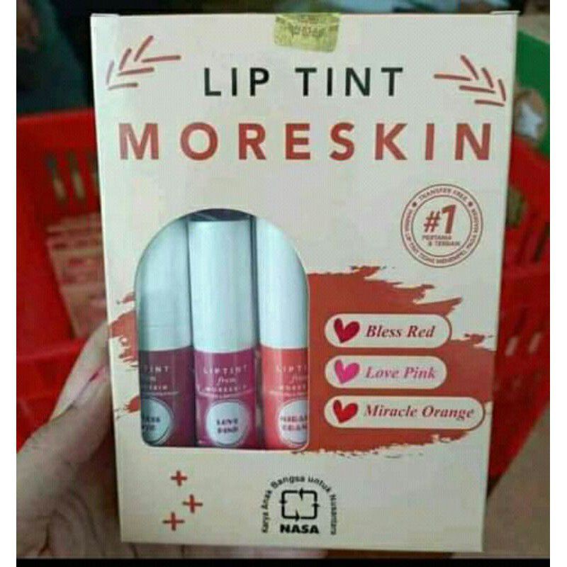 Lip tint, moreskin lip tint