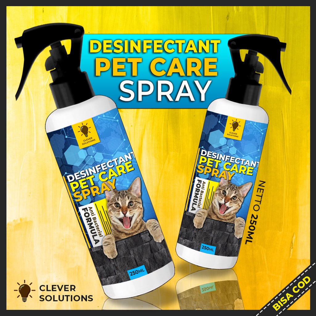 PET CARE DISINFECTANT SPRAY Desinfektan Kandang Anti Virus dan Bakteri Kucing Kelinci Anabul 250 ML