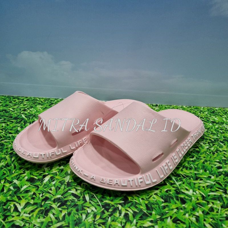 SALE !! Sandal Dua Kaki V01A Sandal selop wanita karet pylon ringan murah original sendal pria slide slop kekinian Dk Promo MSI