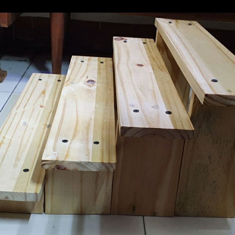 Rak Tanaman Susun Kayu | pot tanaman | Standing Planter