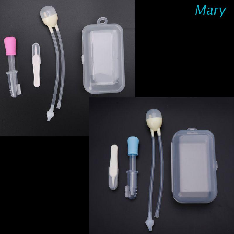 Mary 4Pcs / Set Pipet Tetes Aspirator + Pipet + Pipet + Pipet + Botol Susu Untuk Bayi Newborn