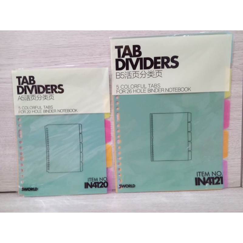 

PEMBATAS BINDER UKURAN A5 & B5