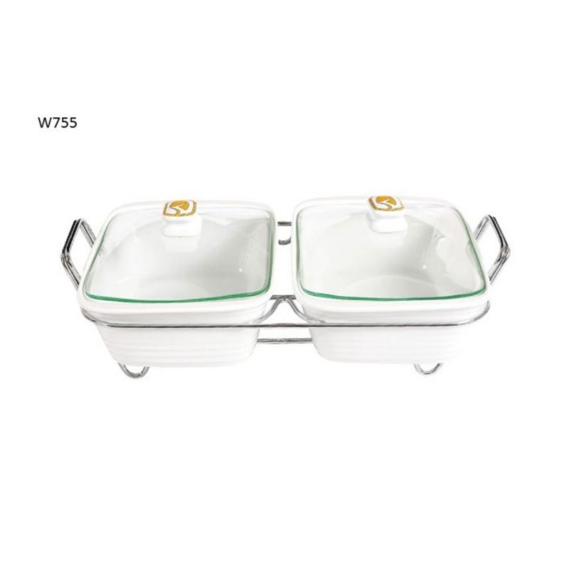 Penghangat makanan double food warmer W755 merek Vicenza