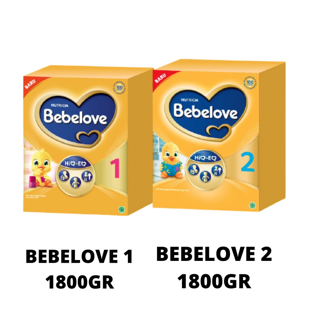 

BEBELOVE 1 1800 GR (0-6 BULAN) & BEBELOVE 2 1800 GR (6-12 BULAN)