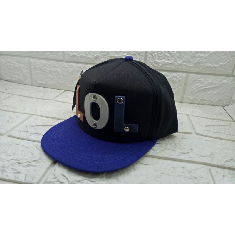 Topi Anak Snapback anak/Topi ploking anak/topi anak karakter-L. O. L