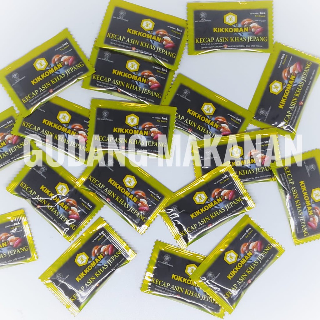 Kikkoman Sachet 5ml Kecap Asin Khas Jepang 1pcs