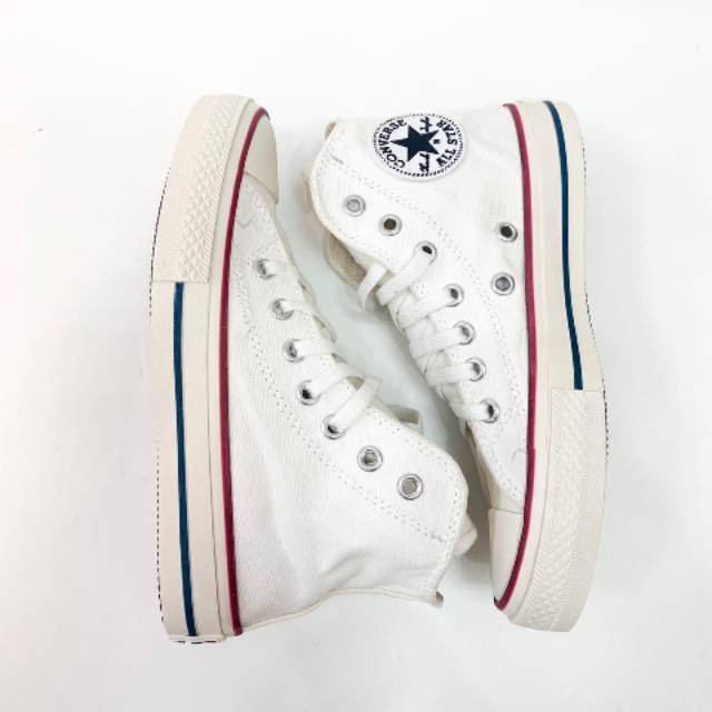 Sepatu Boot Converse All Star Putih White Tinggi cewek/cowok 36-43