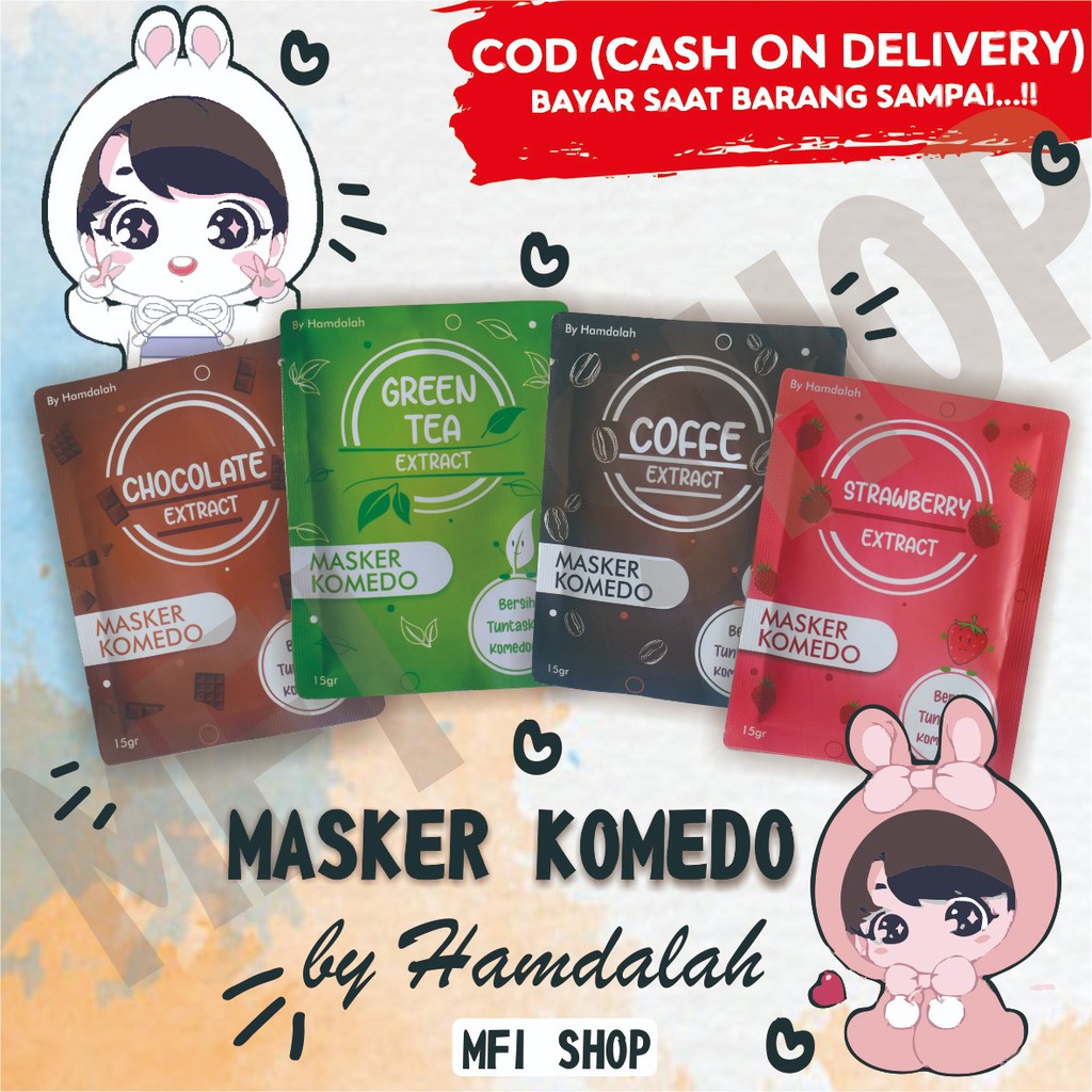 (GROSIR) MASKER KOMEDO BY HAMDALAH 15 GRAM