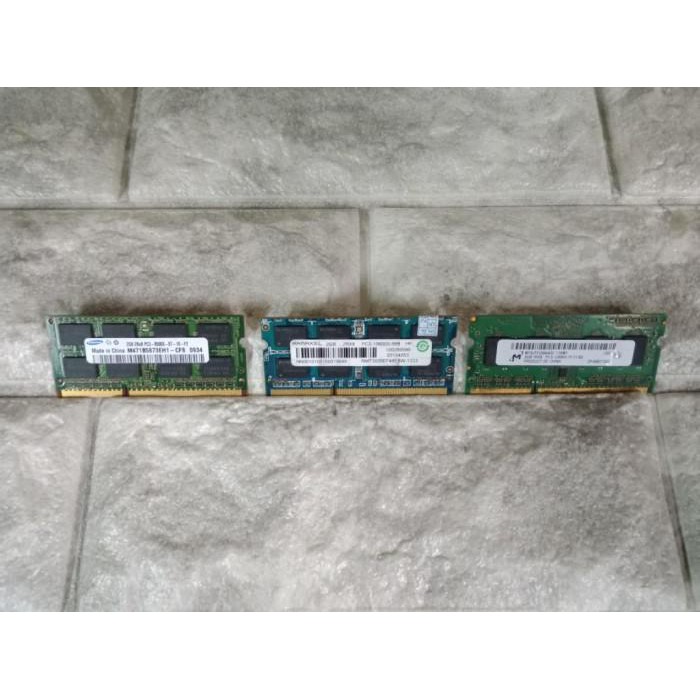 MEMORY RAM LAPTOP SODIM DDR3 2GB COPOTAN KONDISI GOOD - RAM DDR3 2GB
