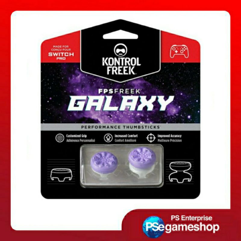 KontrolFreek FPS Freek Galaxy untuk Nintendo Switch Pro Controller (2807-NP) Ungu