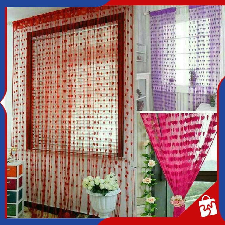 Tirai Benang Motif | Shopee Indonesia