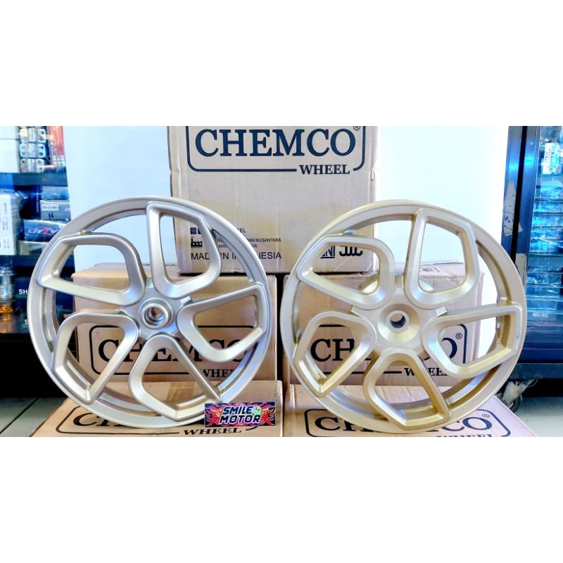VELG CHEMCO PENTA GOLD DAN BRONZE MATIC HONDA VARIO 125/VARIO 150  UK 215 250 RING 14