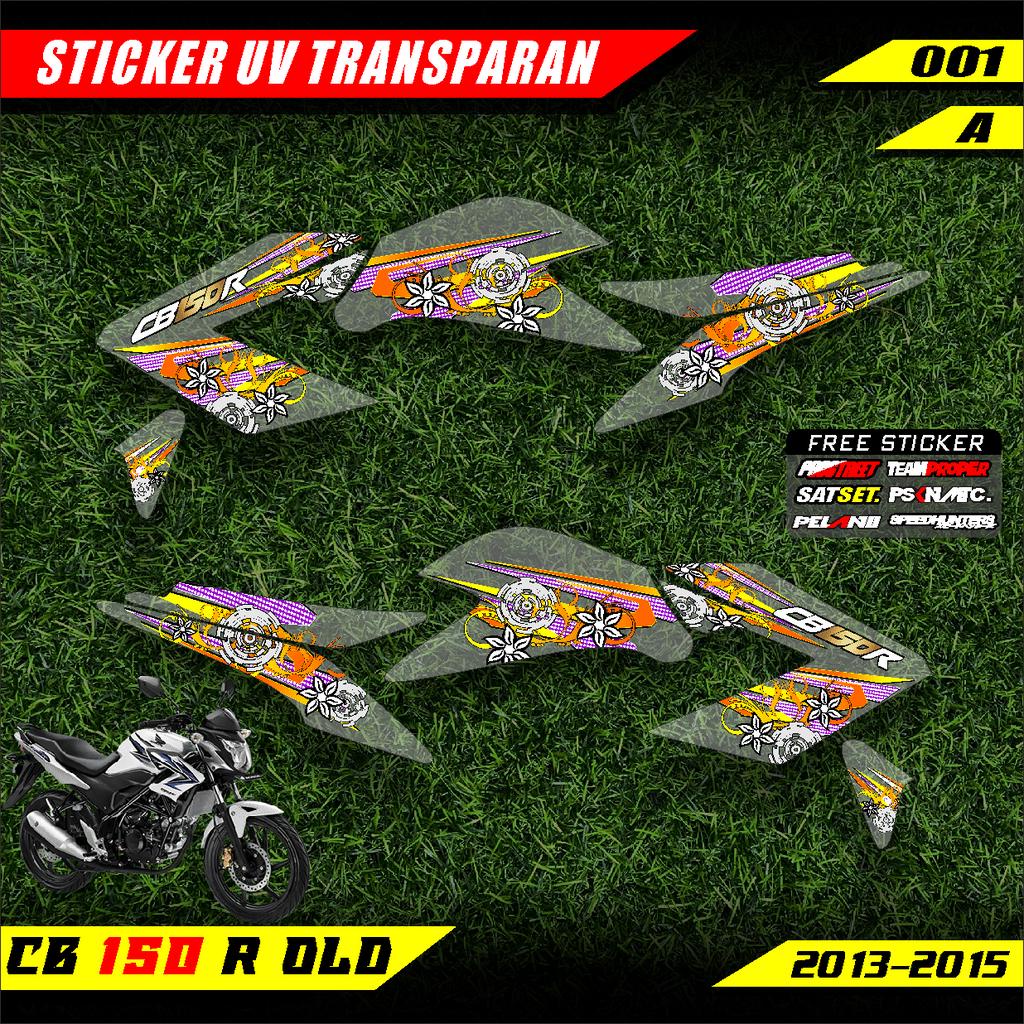 STRIPING TRANSPARAN CB150R LAMA/OLD VARIASI LIST MOTOR DESAIN MINIMALIS GPC 001