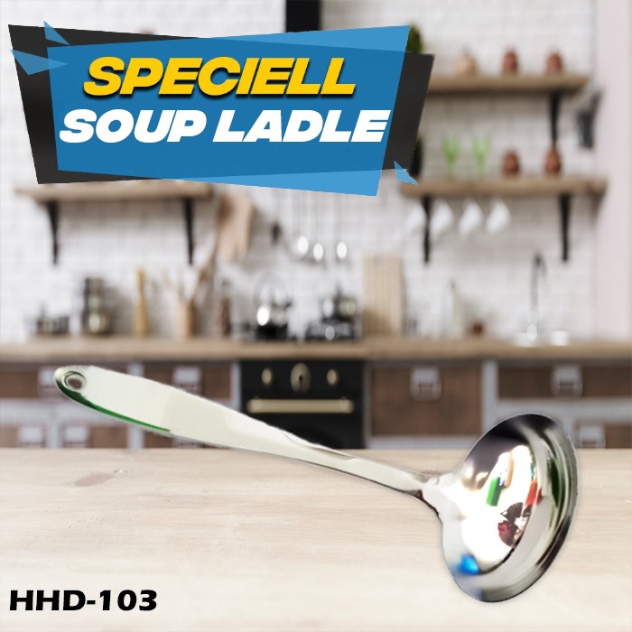 SPECIELL SOUP LADLE ALAT MASAK KUAH SUP STAINLESS STEEL TEBAL