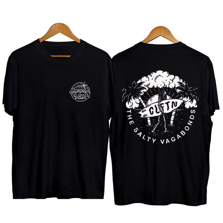 SV SALTY VAGA Kaos Pria keren Distro Depan Belakang murah COD Kaos terbaru terkini Kaos terlaris kao