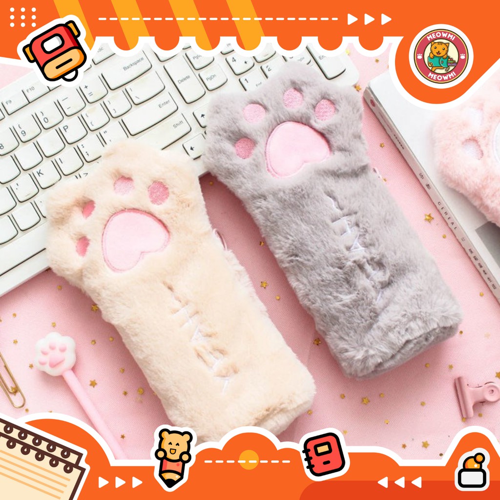 

Tempat Pensil Plush Bulu Cat Paw PC0195