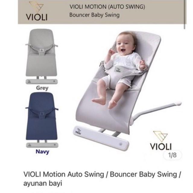 swing bouncer baby violi preloved