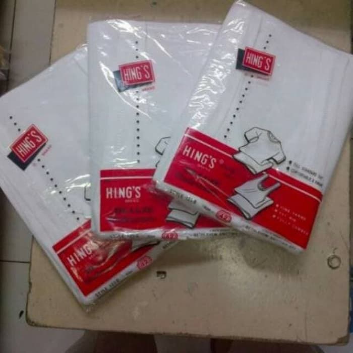 3 Pcs - Singlet HING'S 123B Pria Dewasa | Kaos Dalam Hings - Rider - GTman | Pakaian Dalam Pria Hing GT man Laki Laki Dewasa | Open Grosir Rider