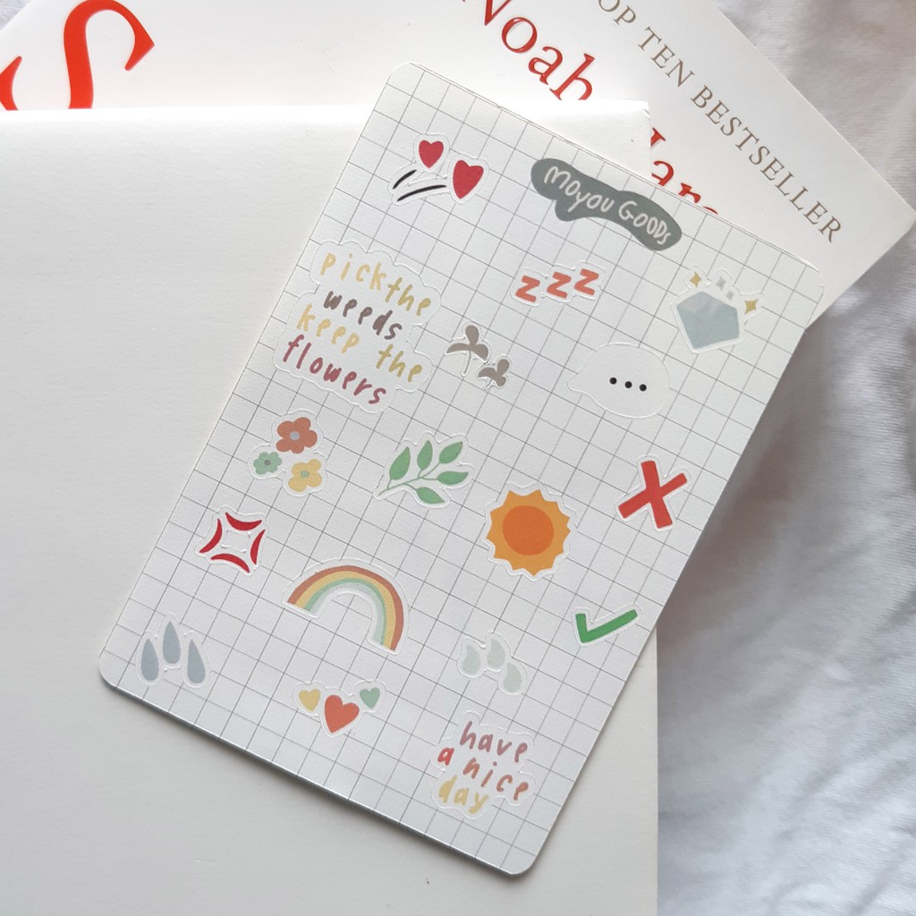 

A Nice Day - Sticker Sheet by Moyou Goods