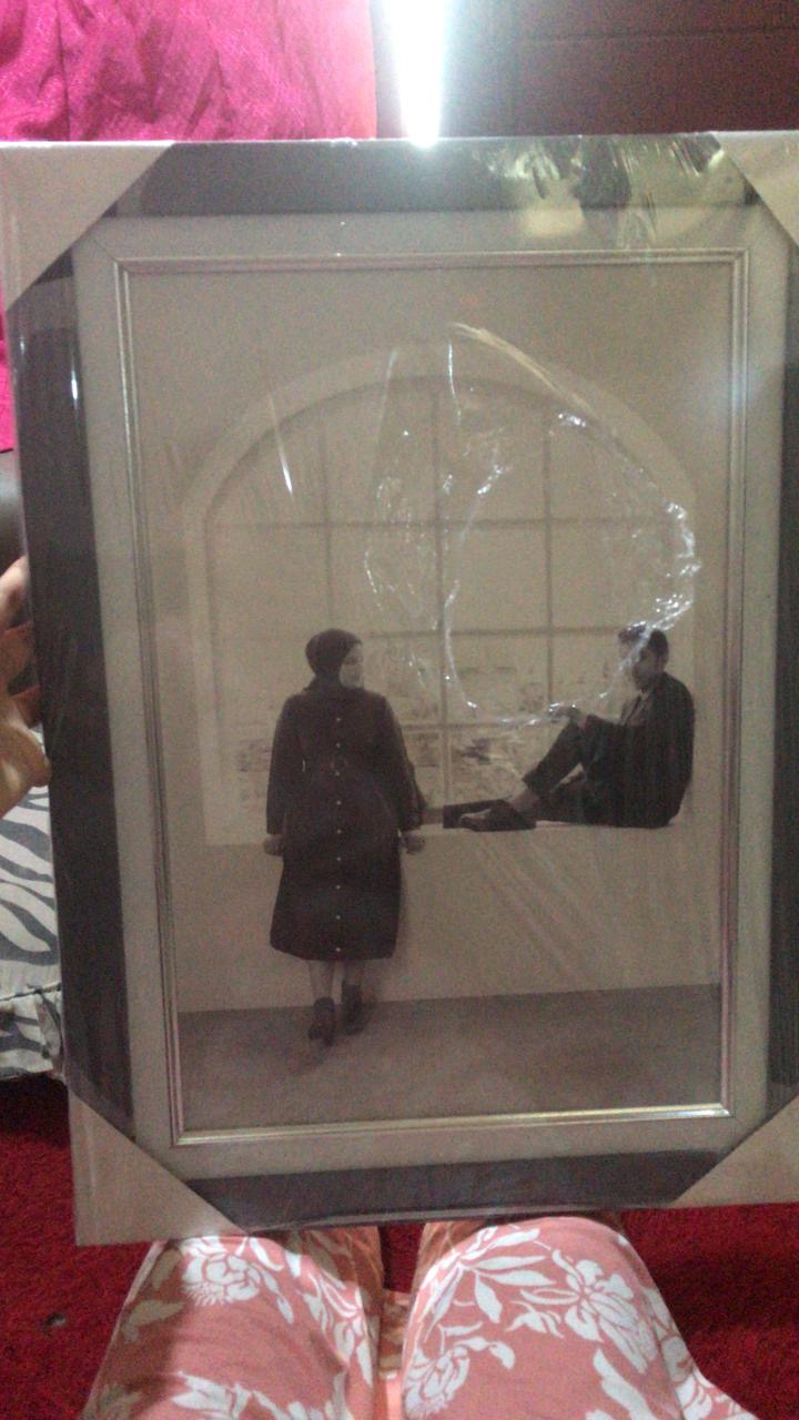 Cetak Foto Kanvas/canvas Photo Print 30x45cm - Termasuk Frame Ukir/minimalis