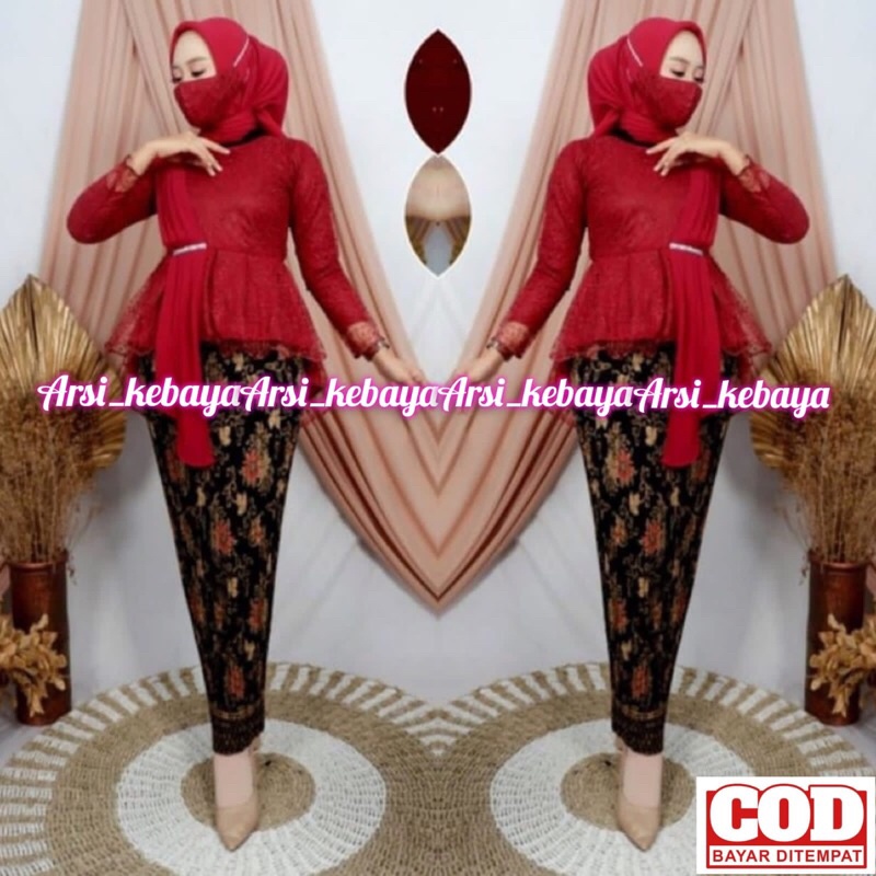 Jual Promo Kebaya Moderen Kebaya Wisuda Kebaya Kekinian Kebaya Selendang Terbaru 