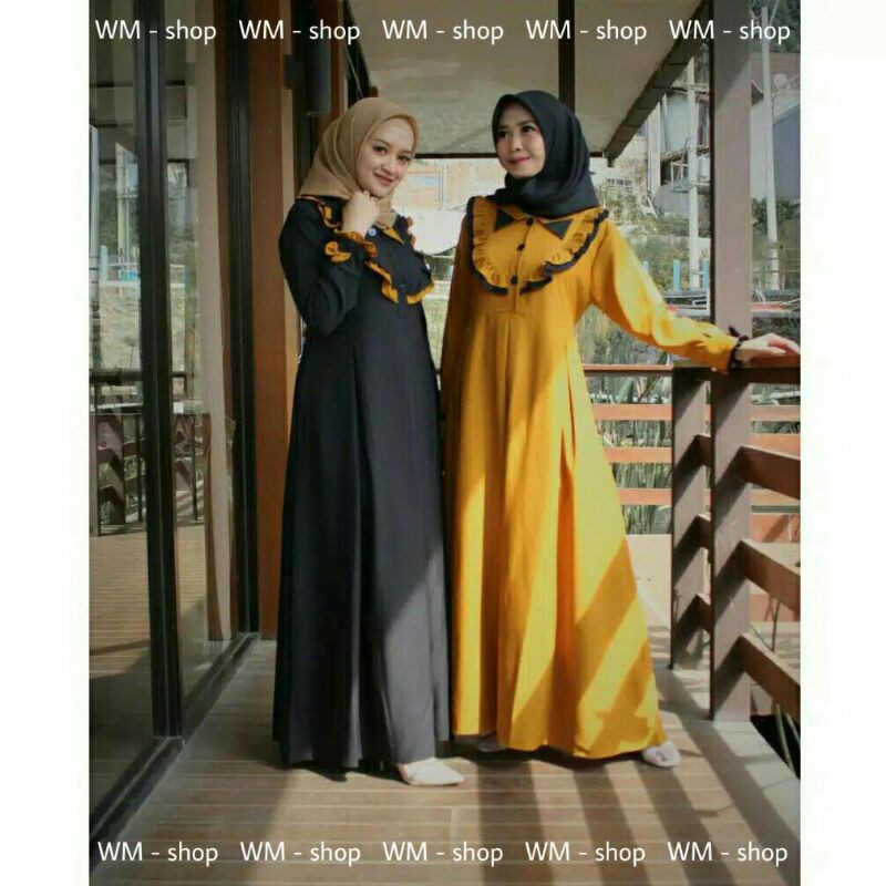 Gamis Muslim | Fashion Muslim | Gamis Moscrepe