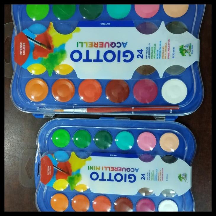 

BISA COD CAT AIR 24 WARNA MINI GIOTTO ACQUARELLI PAS UNTUK ANAK TERBAIK 11