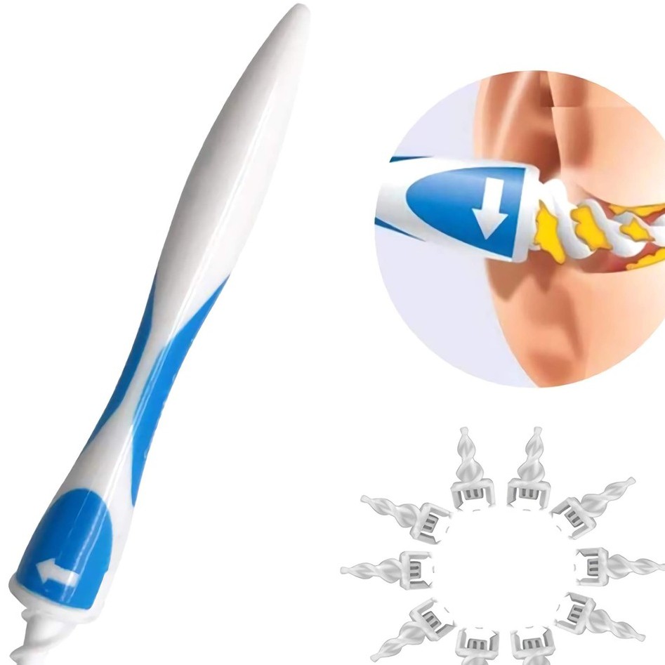 [COD] Smart Swab Easy Earwax Ear Pick Cleaner l Pembersih Telinga + Korekan Kuping Aman untuk Anak