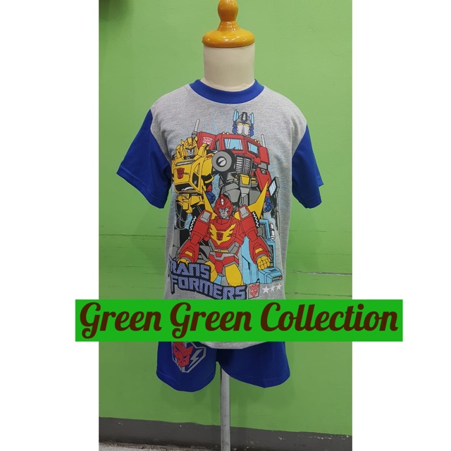 Piyama Kaos Anak Premium Transformers New