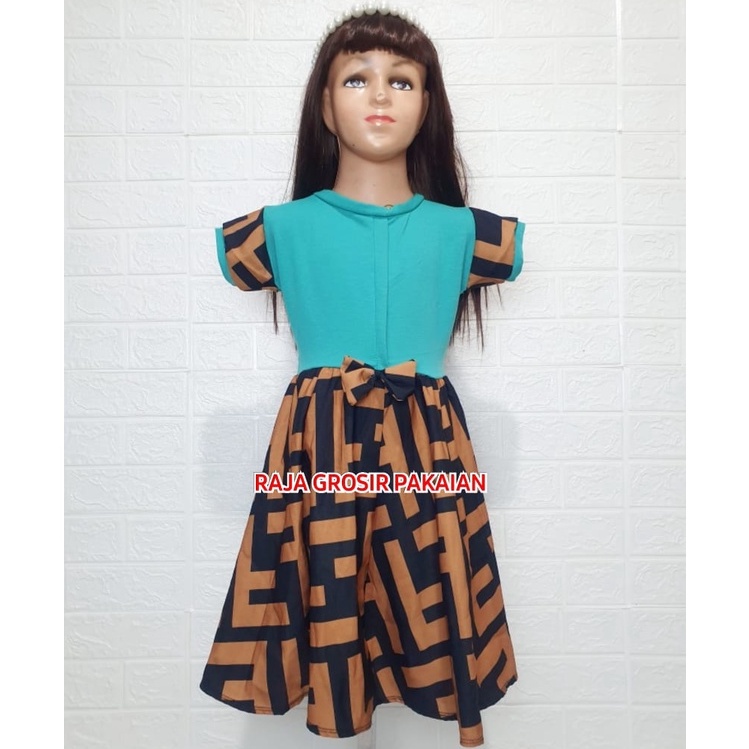 Dress Anak Cantik Karina Umur 1-9 Tahun / Gaun Pita Anak Murah