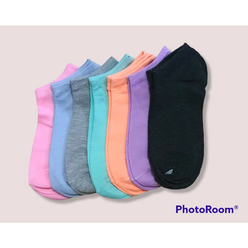 Kaos Kaki Pendek Semata Kaki Pria Wanita Polos Motif