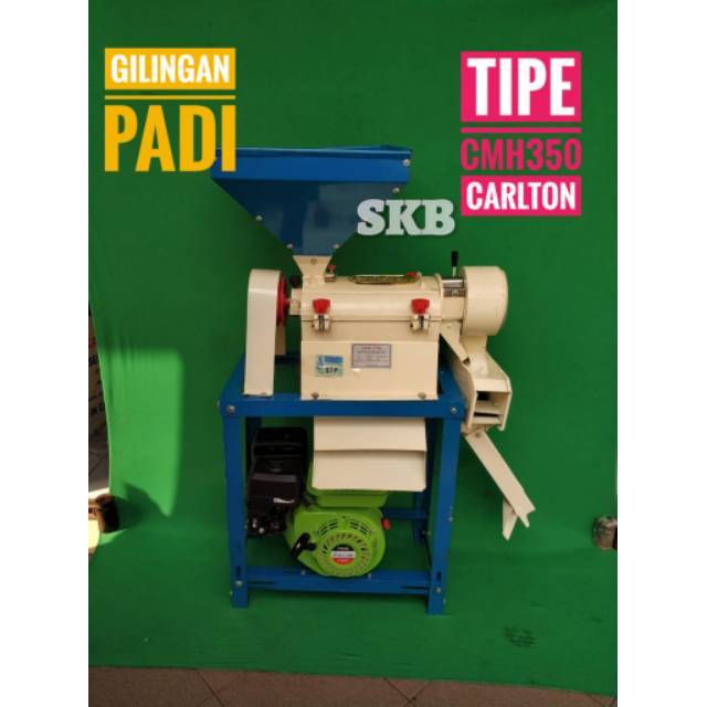 Mesin giling padi CMH 350 Carlton dan GX 160