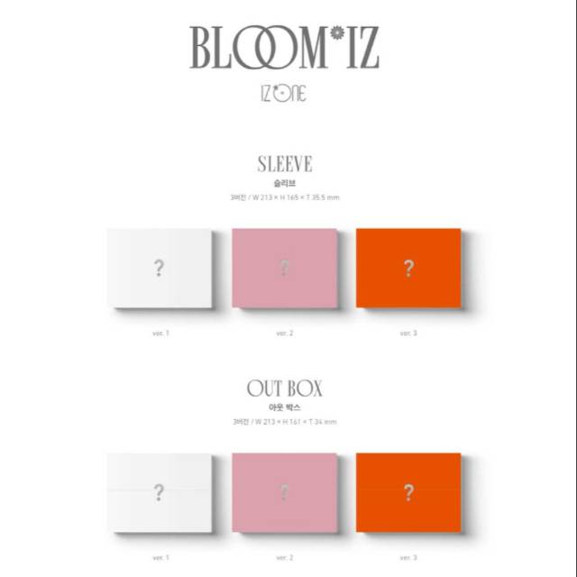 ALBUM IZONE BLOOM*IZ