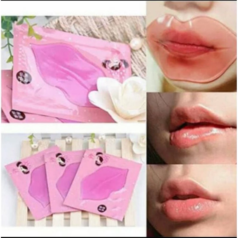 masker bibir lip mask collagen