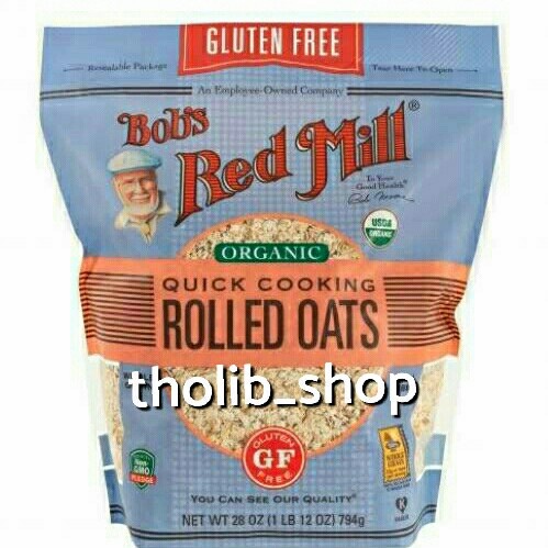 

bob's red mill organic quick cooking rolled oats gluten free 794gr