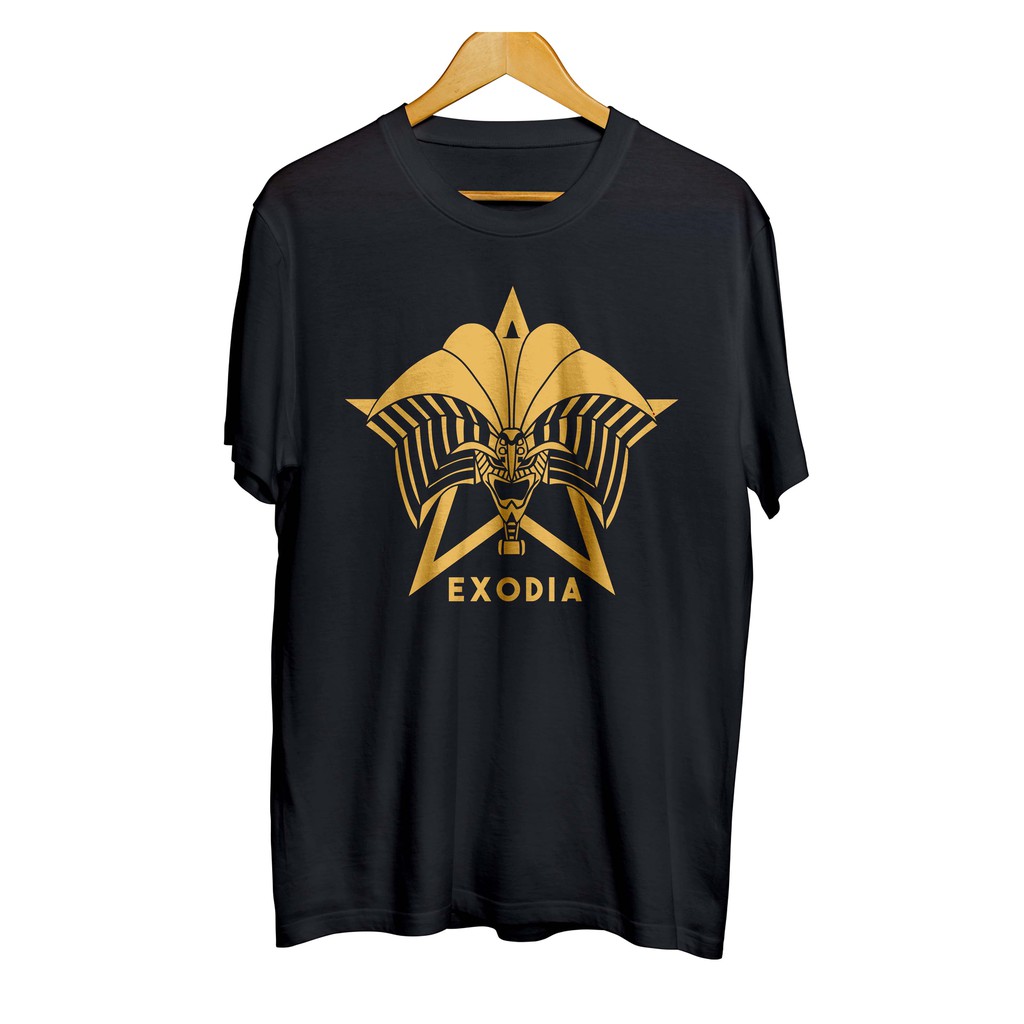 Kaos distro anime EXODIA - YUGIOH material cotton combed 30s