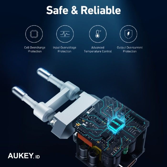 Aukey Adapter Minima Type C 20W PD - 500901 / 500891 / 501681 - PA-F5 - Garansi Resmi 2 Tahun