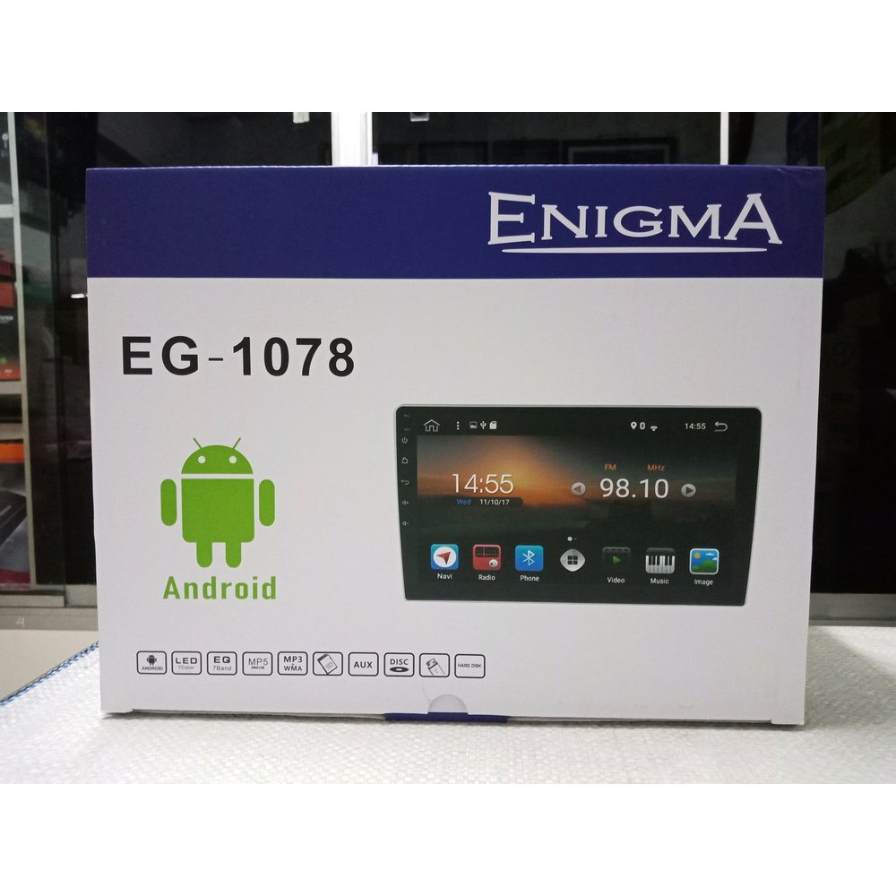 Head Unit ENIGMA Android Enigma 10.1 Inch Eg 1078 ANDROID ENIGMA 10.1 INCH EG 1078 - DVD