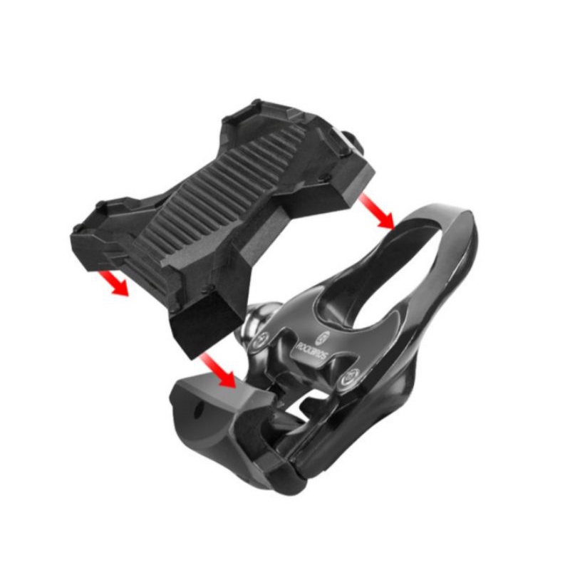 Rockbros Cover Pedal Cleat Look Keo Tutup Alas Pedal Cleat Adapter Pedal Cleat KEO Look System Roadbike