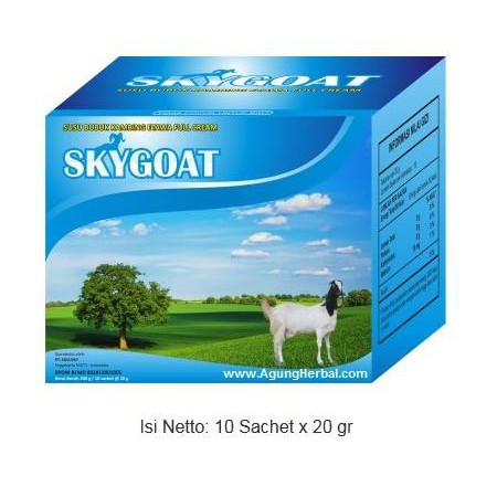 

PROMO ENAK SKYGOAT Susu Bubuk Kambing Etawa Full Cream Rasa Original Terlaris