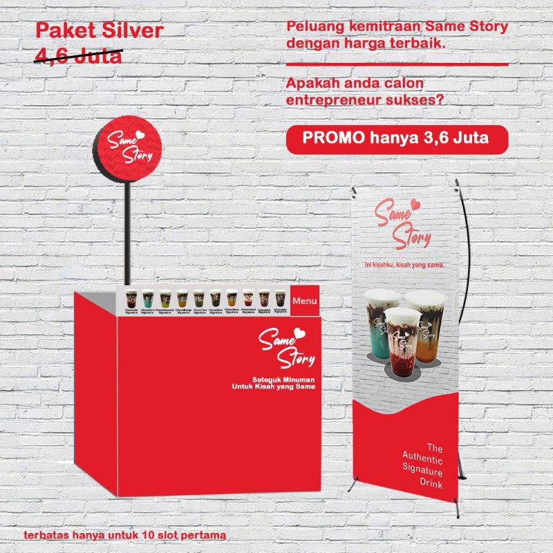 

PAKET FRANCHISE MINUMAN KEKINIAN SAMESTORY