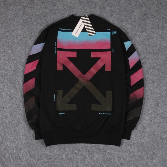 JAKET CREWNECK OFF WHITE / SWEATER OFFWHITE / SWEATSHIRT IMPORT OFFWHITE