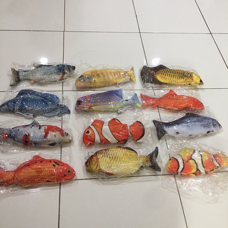 Ready Motif Terbaru Mainan Ikan Gerak Klepek Klepek Viral Tiktok Shopee Indonesia