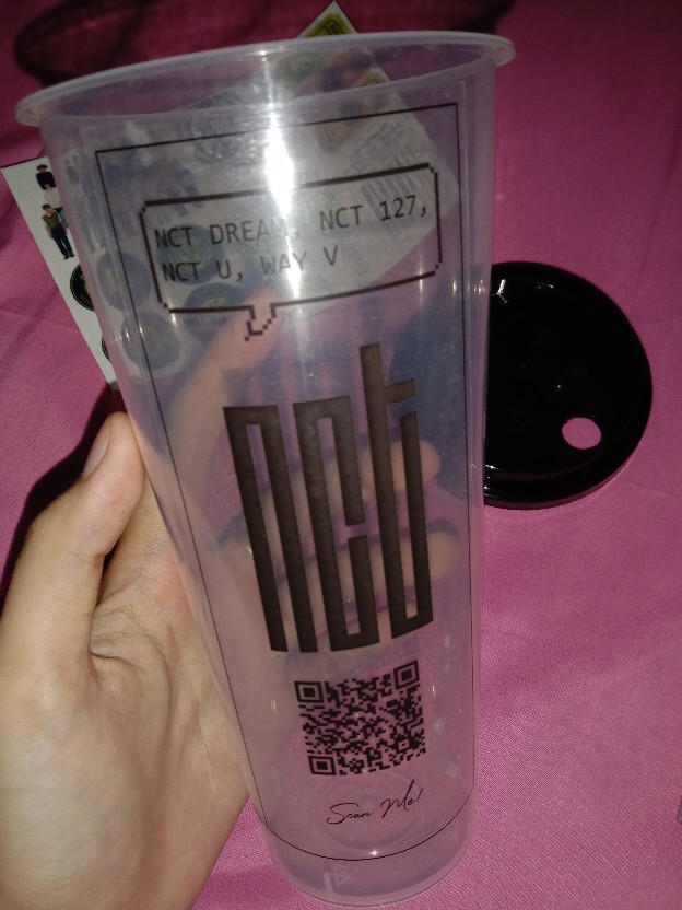 Reusable Cup Nct Treasure Bts Txt Exo Straykids Enhypen Seventeen Ikon