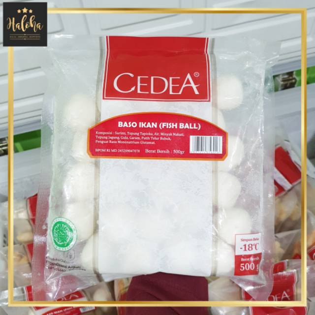 Cedea Baso Ikan / Fish Ball 500 gram